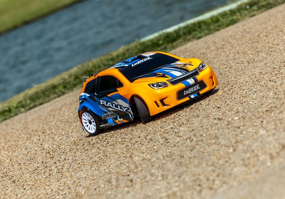 Traxxas Latrax Ford Fiesta ST Replica 4WD Rally OrangeX 1/18 Scale Ready-To-Race - Image 4 of 4