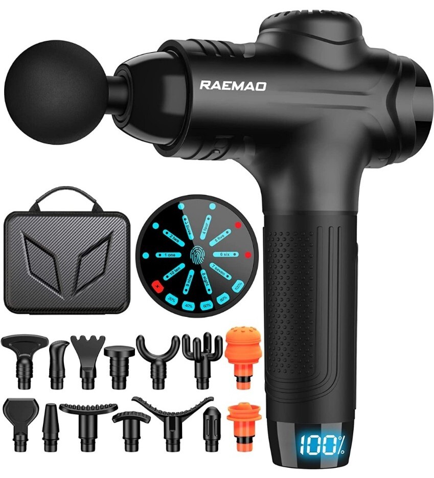 X6 Muscle Massage Gun Rechargeable High-tech, 15 Attachments | eBay