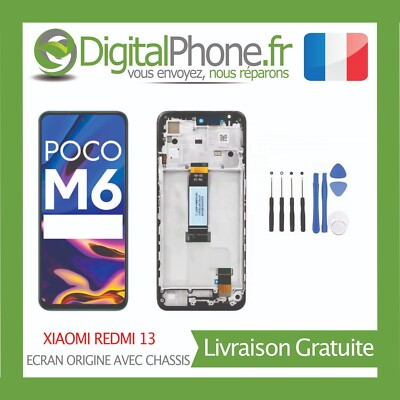 Écran Reconditionné Origine Pour Xiaomi Redmi 10 (2021) - Avec Chassis Et Outils, Neuf