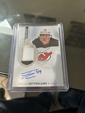 2021-22 Upper Deck UD The Cup Fabian Zetterlund Rookie Patch Auto RPA  /249