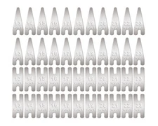 Straight Spring Kit 44pcs Front Back Polished Tattoo Coil Machine Repair Parts