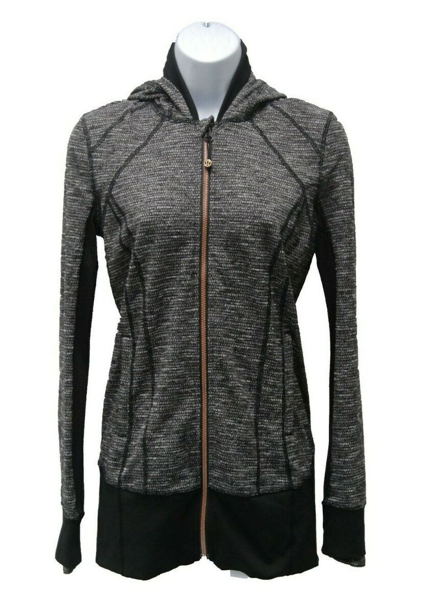 Lululemon Women's Full Zip Hoodie G1 Coolmax Jacket, Size 6 Lululemon Women's Full Zip Hoodie G1 Coolmax Jacket, Size 6