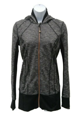 Lululemon Women's Full Zip Hoodie G1 Coolmax Jacket, Size 6 Lululemon Women's Full Zip Hoodie G1 Coolmax Jacket, Size 6