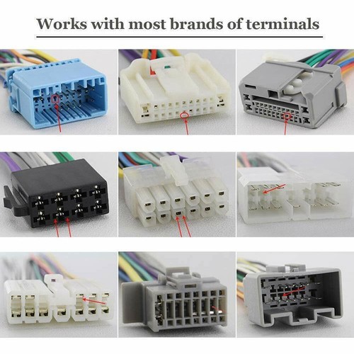 11pcs Automotive Wire Terminal Removal Tool Car Wiring USH Connector Kit N1Z2 - Picture 11 of 13