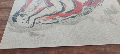 Marc CHAGALL (1887-1985) ORIGINAL Lithographie 241 HAGAR IN DER WÜSTE Expertise - Bild 7 von 9