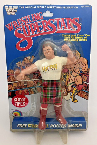 WWF LJN Wrestling Superstars ROWDY RODDY PIPER Vin...