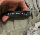 ZARA Green TIE DYE SKIRT Elastic Waist Size M With Slits — photo 5