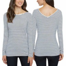 Ellen Tracy  Women's Size 2XL  Long Sleeve  Reversible 2-in-1 Top  Tee