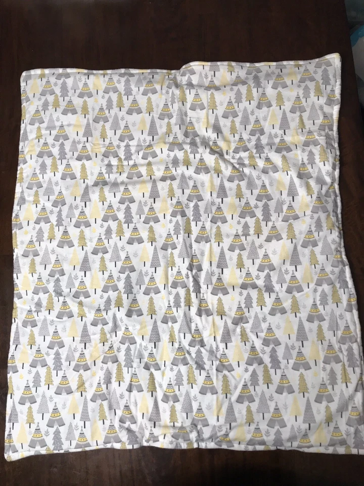 Juego casero de 5 piezas, manta para bebé, alfombra de juego, manta de seguridad Taggie y 2 almohadas Foto 2 de 4