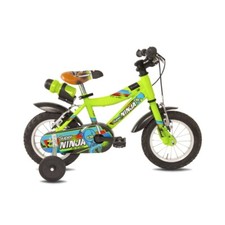 super ninja 12 bici city bimbo 12 1v acciaio verde 1-3 anni B40121021 MYLAND bic