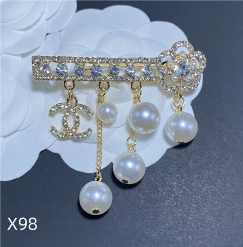 Flower Lady Enamel Charm Jewellery Crystal Brooch Pin Rhinestone Pearls Corsage - Picture 93 of 100