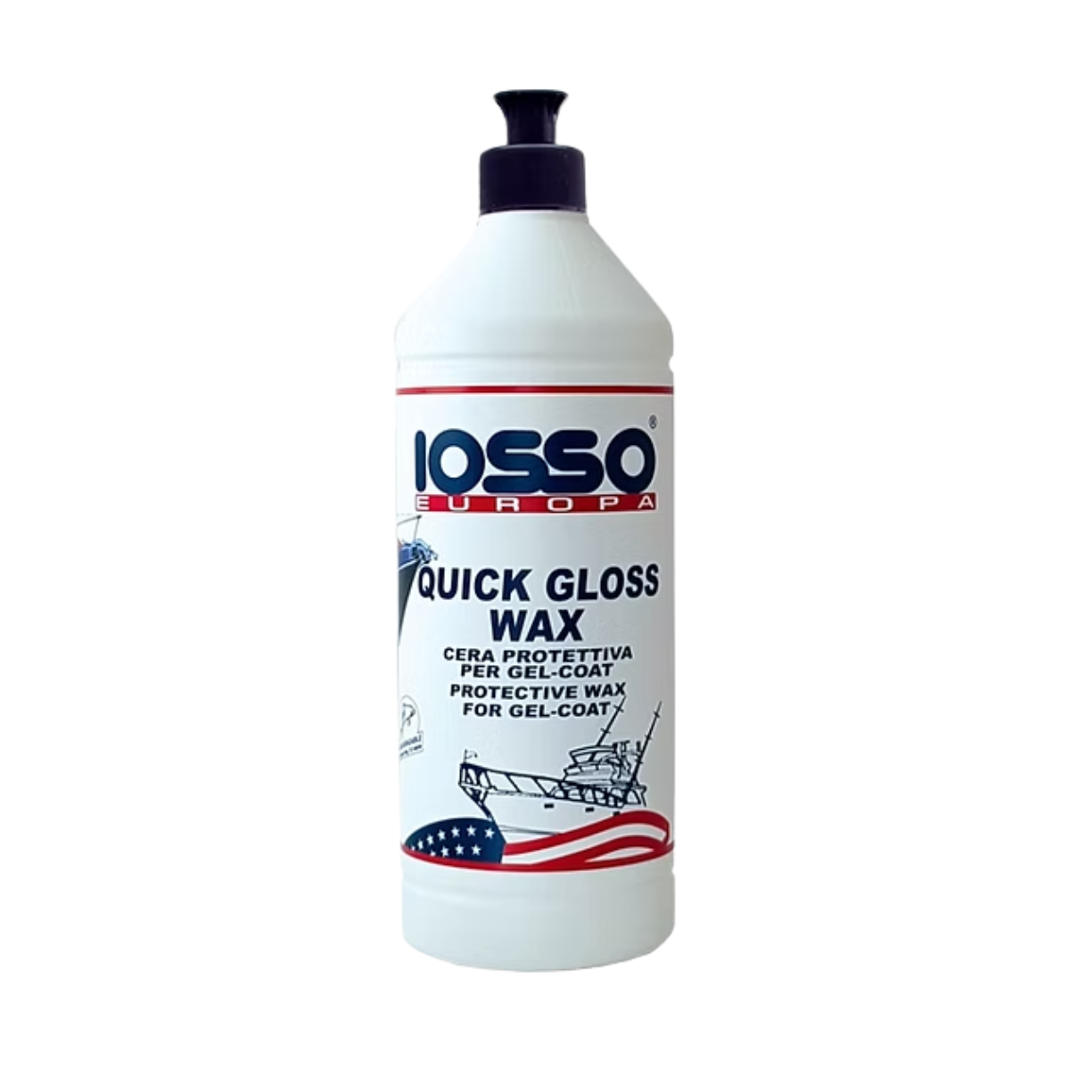 Iosso Quick Gloss Wax Cera Protettiva per Gelcoat Barca vetroresina