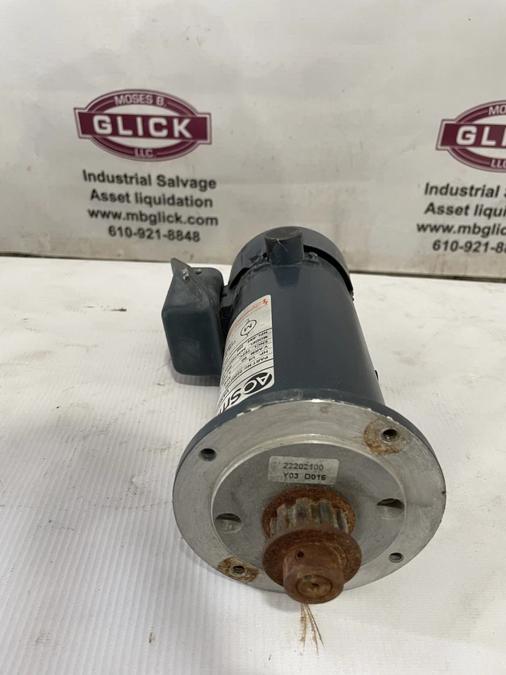 A.O. Smith 34357352124-0A 1/4 HP DC Variable Speed Electric Motor 90 V - Image 2 of 4