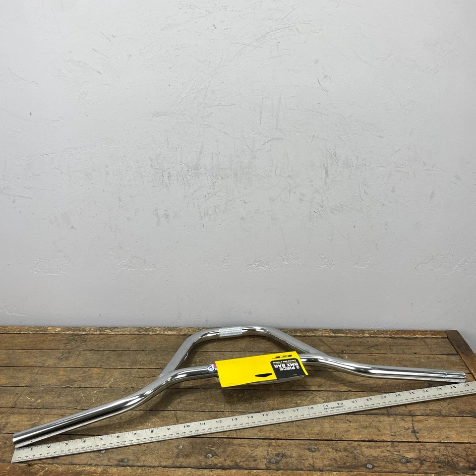 Manillar GT Pro Performer BMX cromado para BMX de la vieja escuela barra de estilo libre 2 piezas A6 Foto 4 de 4