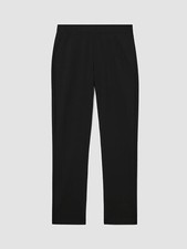 NWOT EILEEN FISHER Black Washable Stretch Crepe Slim Ankle Pant 198 M