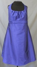 Alfred Sung Electric Blue Sleeveless Halter Neck Formal/Prom Dress Size 16
