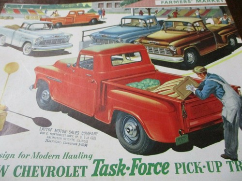 Chevrolet "Task-Force" Trucks Sales Brochure 1956?