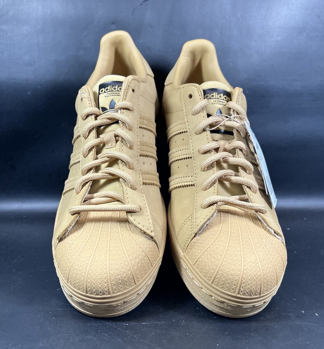 ADIDAS ORIGINALS SUPERSTAR Golden Beige GZ4831 Brown Shoes