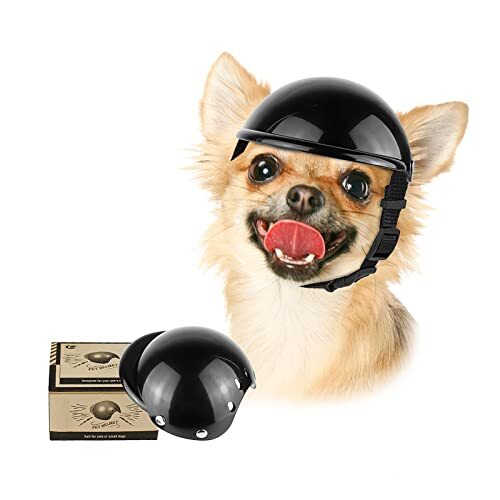 Small Dog Cat Helmet Hat Safety Pet Supplies Outdoor Motorcycle Bike Helmet Cap