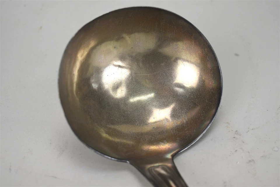 Moneda Americana Cucharón de Plata Waldauer & Kahn Marcado Santa Fe Monograma San Luis Foto 3 de 4