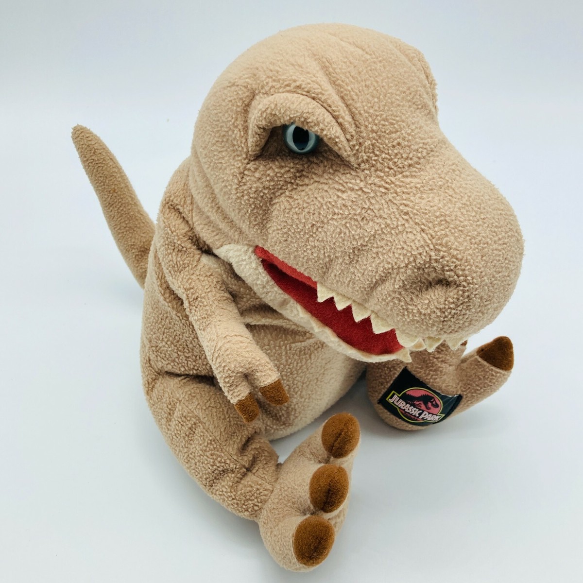 T-Rex Action Puppet ジュラシックパーク JURASSIC PARK T-REX Puppet Sound Plush Doll UNIVERSAL STUDIOS
