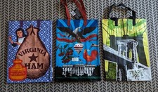 3LOT Washington DC Virginia New York  Trader Joe's Reusable Tote Bag 6 Gallon