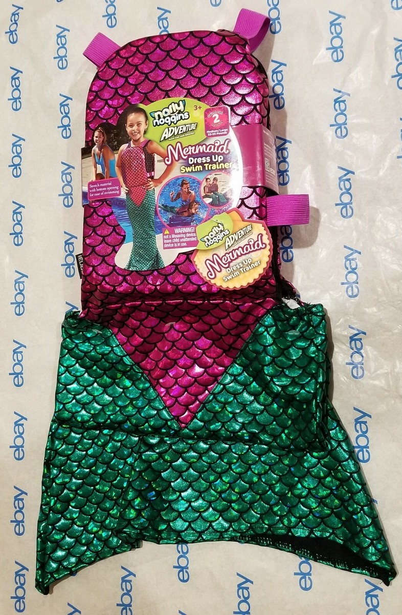 mermaid dress up swim trainer Narly Noggins Dress Up Swim Trainer Mermaid Vest Med/Lg 33-55 Lbs