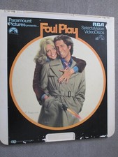 Foul Play Goldie Hawn Chevy Chase CED RCA VideoDisc 1978 VTG great for wall art