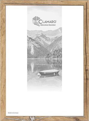 Bilderrahmen Eiche Altholz CLAMARO Collage nach Maß FSC _Holz Modern eckig M3016