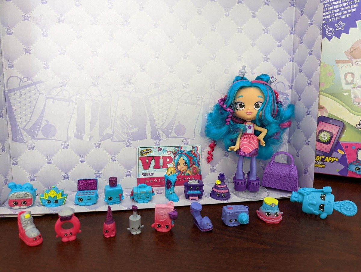 Shopkins Shoppies Polli Polish Super Shopper Pack Fashion Spree