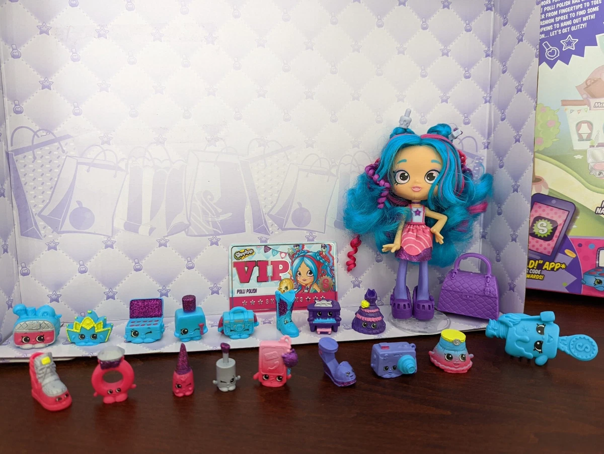 Shopkins Shoppies Polli Polish Super Shopper Pack Fashion Spree Exclusive
