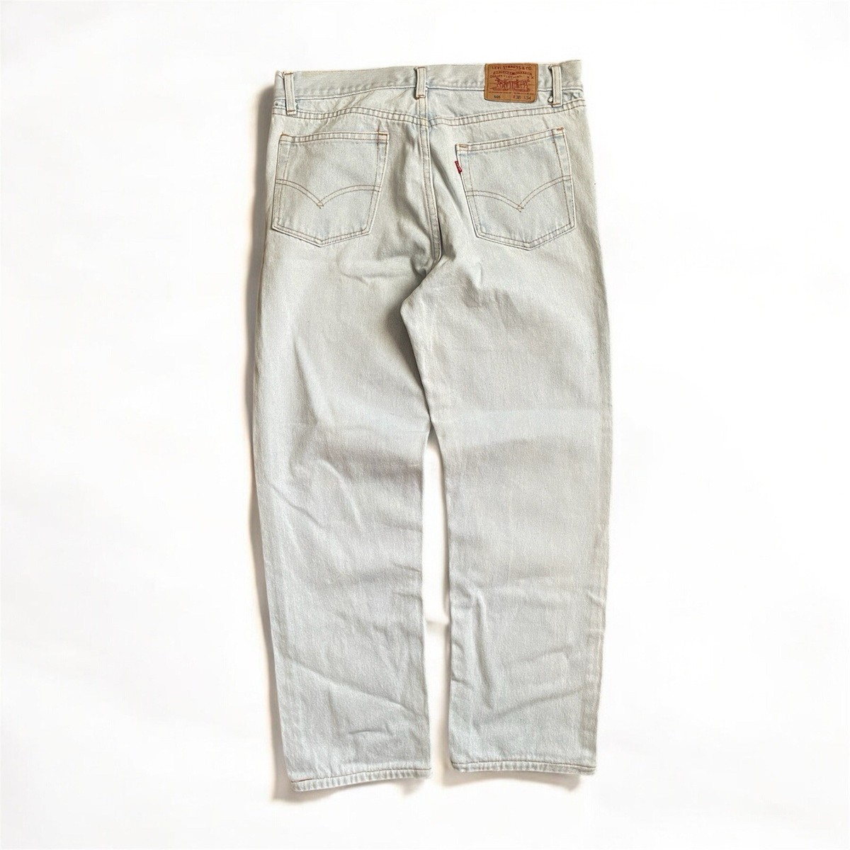 Vintage Levis 505 Jeans Mens 38x32 Blue Light Denim 80s Made Vintage Levis 505 Jeans Mens 38x32 Blue Light Denim 80s Made