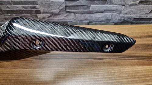 KTM 690 Enduro SMC-R 2019-2024 carbon fiber exhaust heat shield - Video 1 of 1