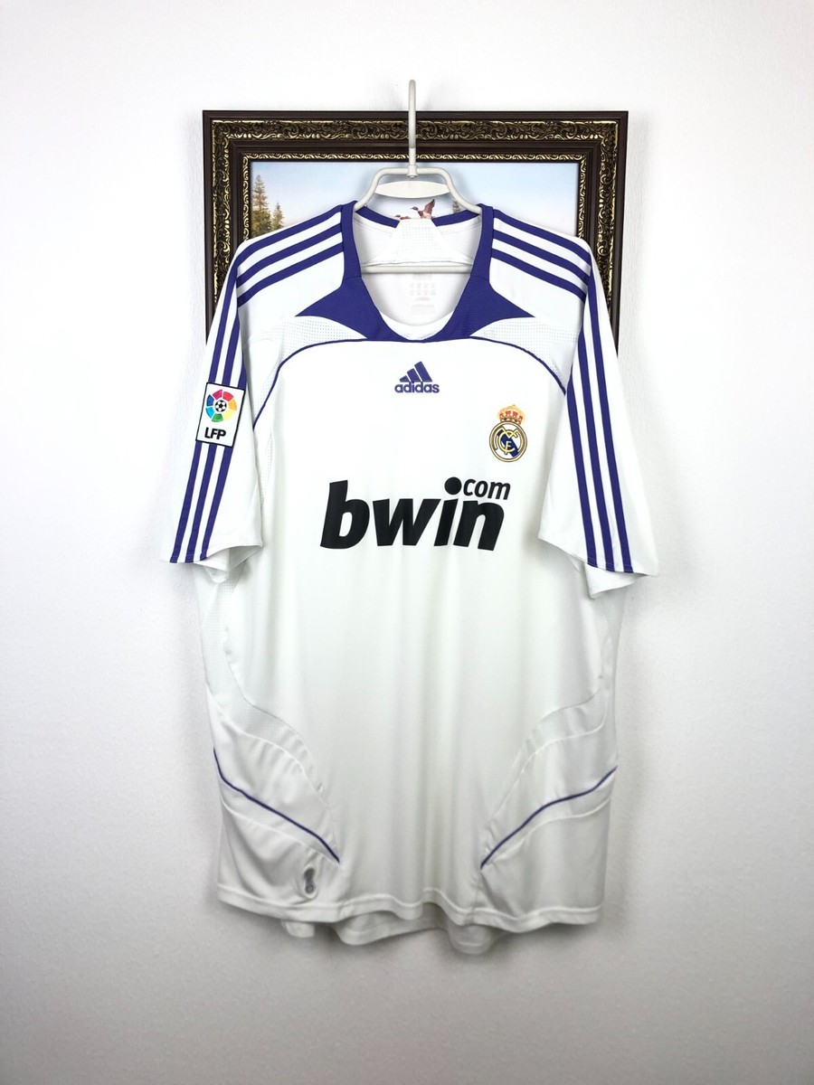 Real Madrid Home football shirt 2007 Soccer Adidas Jersey