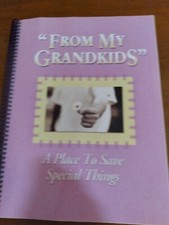 NEW EVERYTHING ORGANIZED "FROM MY GRANDKIDS" SPIRAL-BOUND KEEPSAKE ORGANIZER