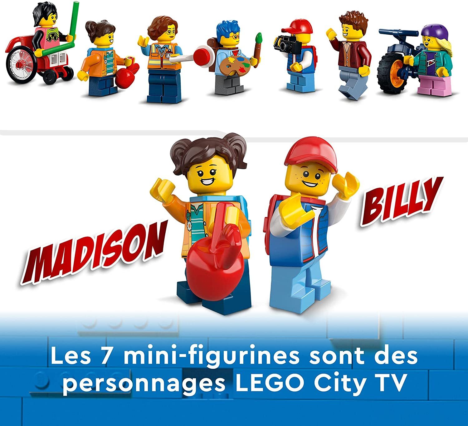 LEGO City Une Journée d'École 60329 / Ecolier ENFANT Jeu jeux NEUF