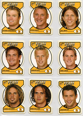 2005 AFL TRADITION FOOTY FACES DIE CUT - PICK FROM BULK CARD LOT FINISH YOUR SET