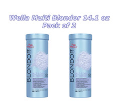 Pack of 2 Wella Professionals Blondor Multi Blonde Powder 14.1oz  Flash Sale