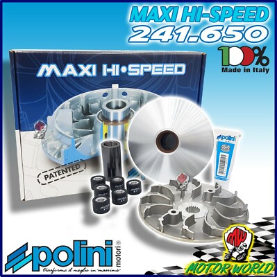 241.650 VARIATORE POLINI HI-SPEED 6 RULLI PER  HONDA FORZA 300 LC euro 3 2017