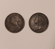 2 x Victoria Farthings 1884 & 1897