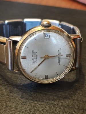 wunderschöne MARO ANKER AUTOMATIC VINTAGE HERRENUHR UHR  70ER 60ER LÄUFT!! 