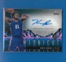 2023-2024 Topps Midnight Horizon Kobe Brown AUTO Rookie, LA Clippers #RHS-KDB