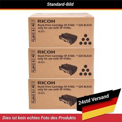 Ricoh Type 220 Toner Cartridge Black Pack Of 3