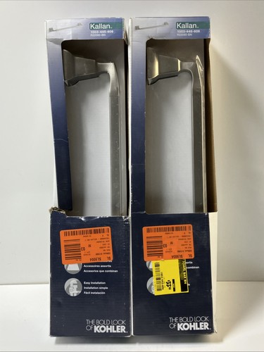 Lot Of (2) Kohler Kallan 18 in. Towel Bar in Vibrant Brushed Nickel K-R22080-BN - Picture 1 of 4