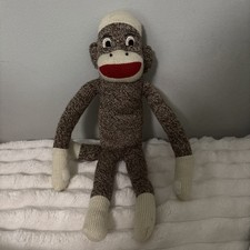 Original Sock Monkey By Street Players Corp Retired 2009 Retro 17.5 Inches