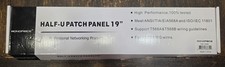 Monoprice SpaceSaver Half-U UTP Cat6 Patch Panel - 19 Inch 24 Port PID 10039 