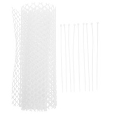 Durable White Plastic Balcony Netting 1 Pack Child Pet Protective Barrier