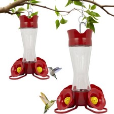 Perky-Pet 203CPBN-2 Glass Hummingbird Feeders for Outdoors with Perches, Ant Moa
