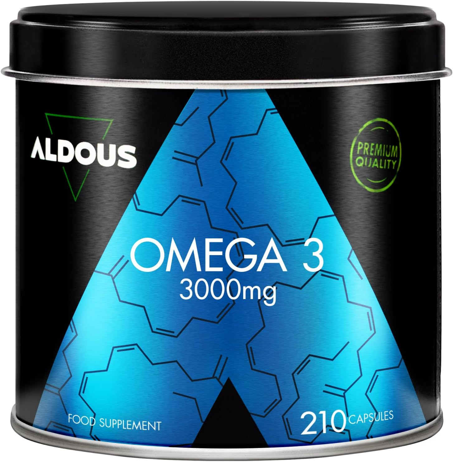 Omega 3 Olio di Pesce 3000mg | Alto Dosaggio EPA e DHA | Cuore e Vista