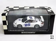 1/43 Porsche 911 GT3 Cup Presentation 2005 White Blue
